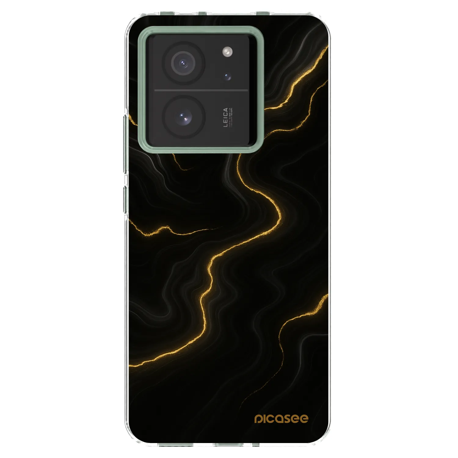 Picasee silikonska prozirna maskica za Xiaomi 13T Pro - Thunder