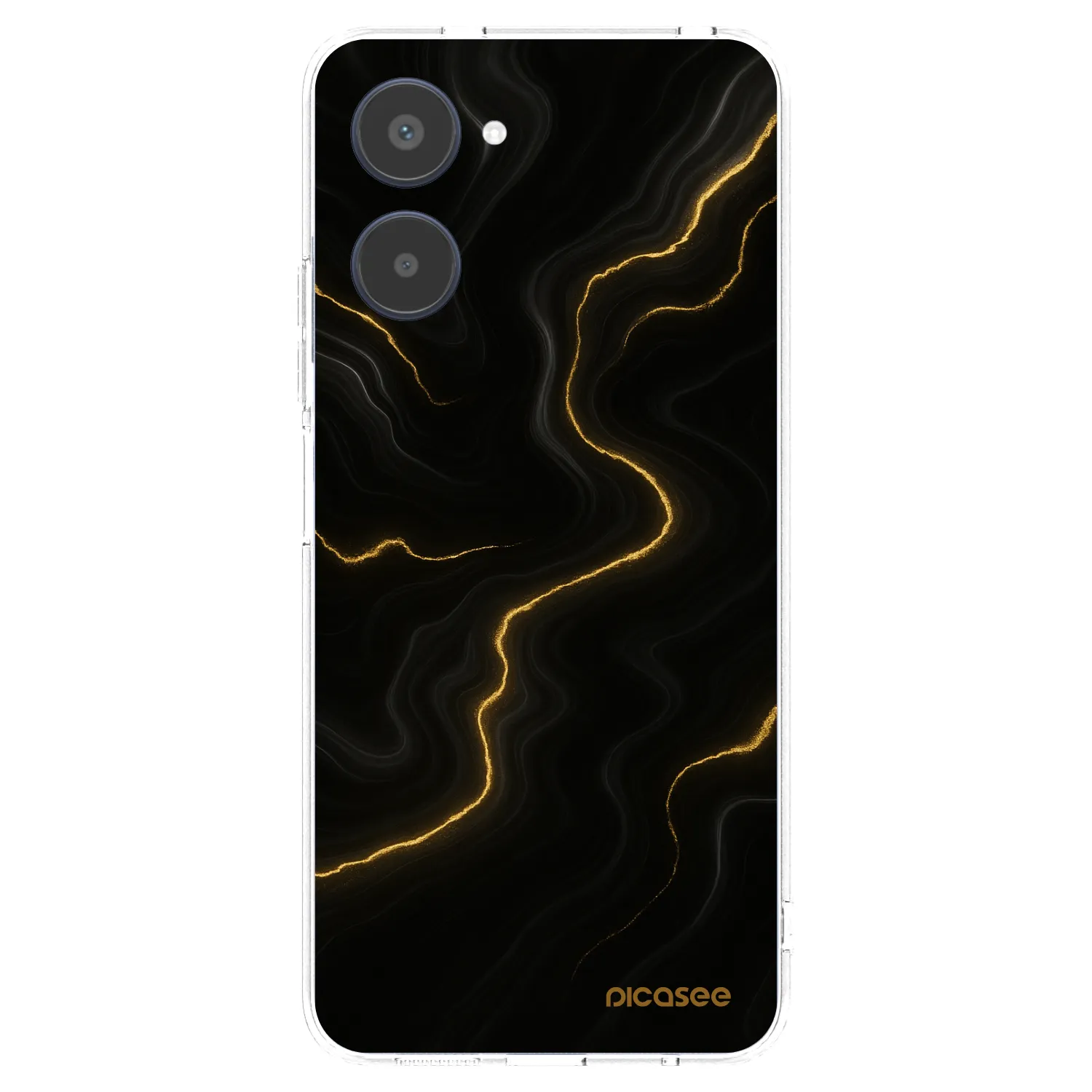 Picasee silikonska prozirna maskica za Realme 10 4G - Thunder