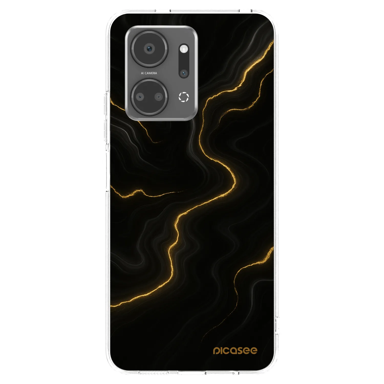 Picasee silikonska prozirna maskica za Honor X7a - Thunder