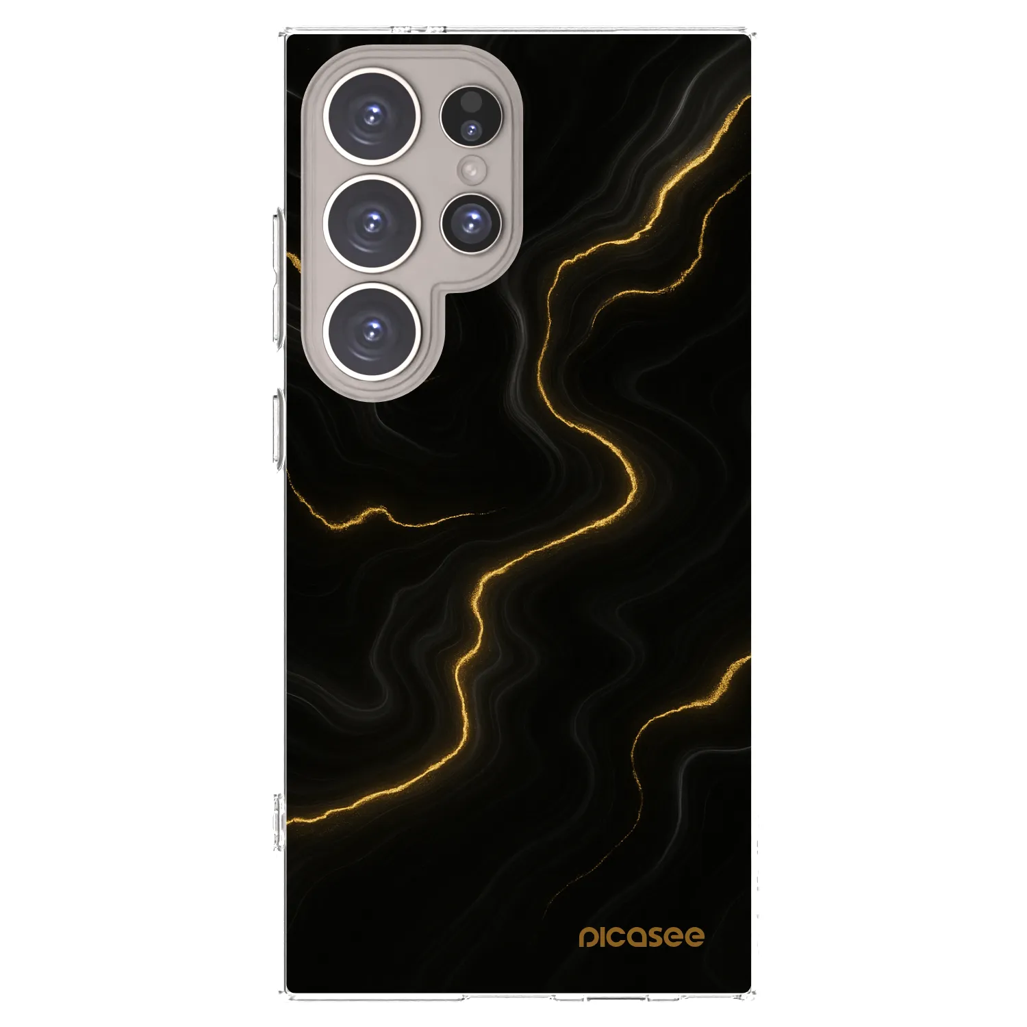 Picasee silikonska prozirna maskica za Samsung Galaxy S24 Ultra S928B 5G - Thunder