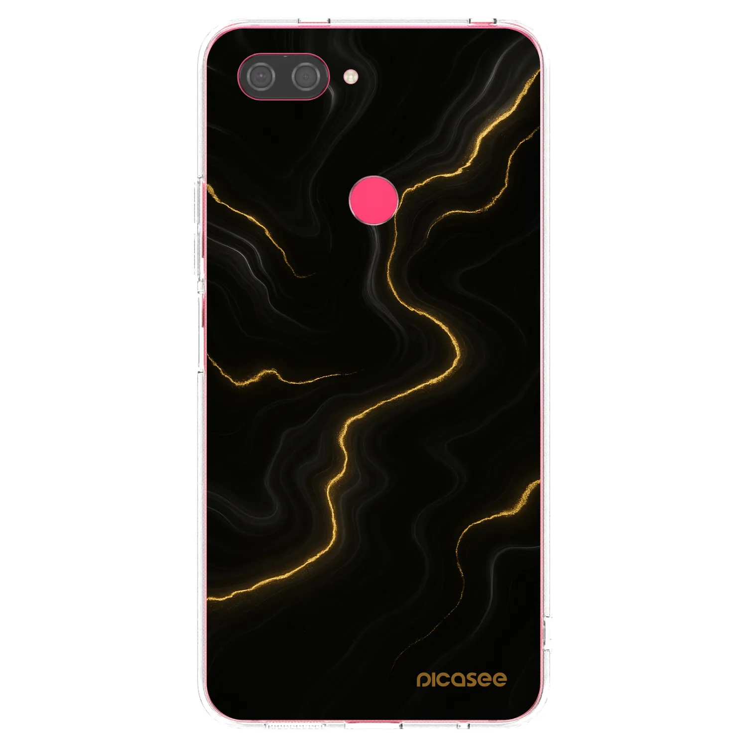 Picasee silikonska prozirna maskica za Xiaomi Mi 8 Lite - Thunder