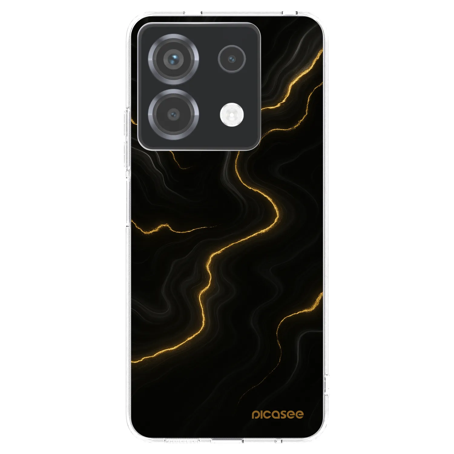 Picasee silikonska prozirna maskica za Xiaomi Poco X6 - Thunder