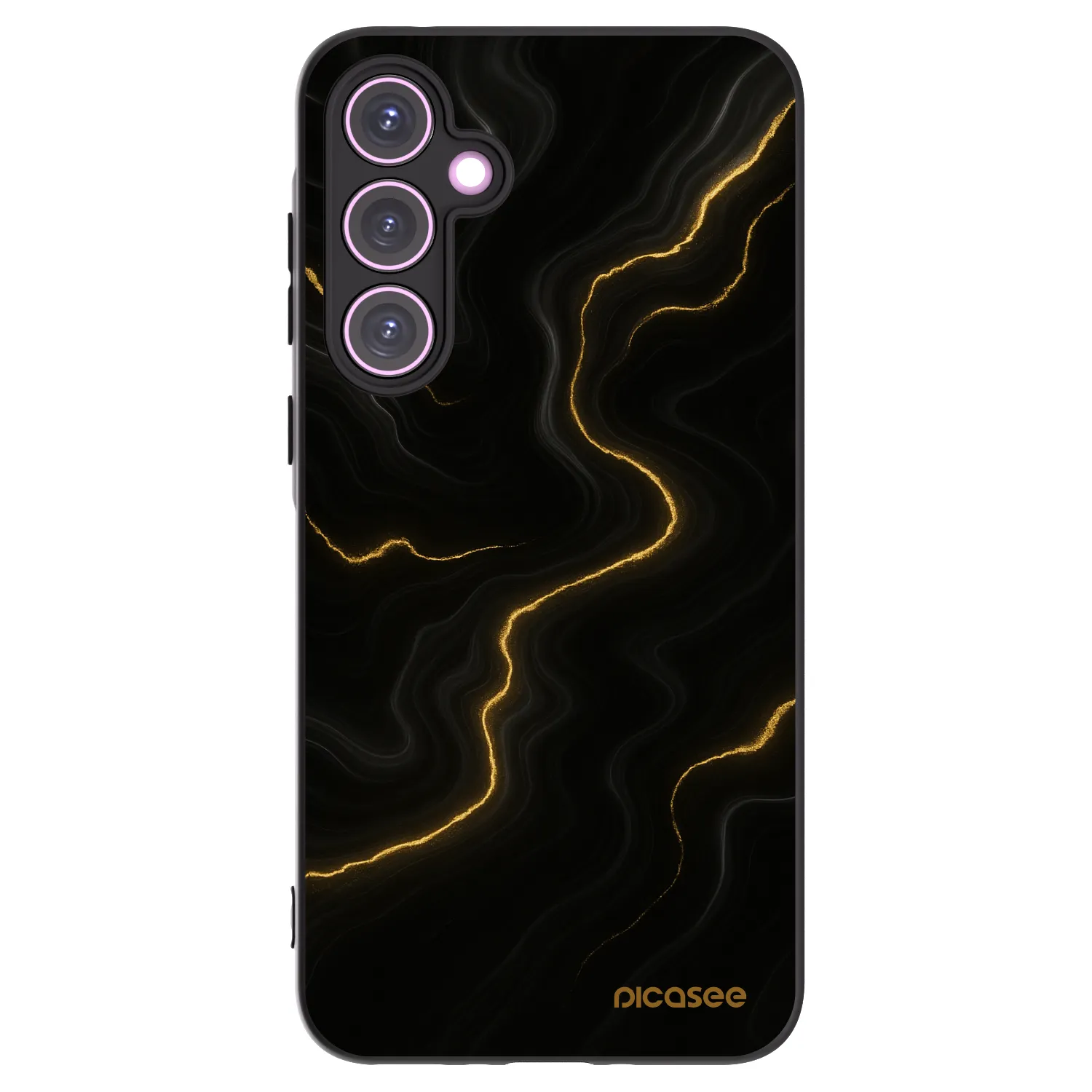 Picasee crna silikonska maskica za Samsung Galaxy A35 5G A356B - Thunder