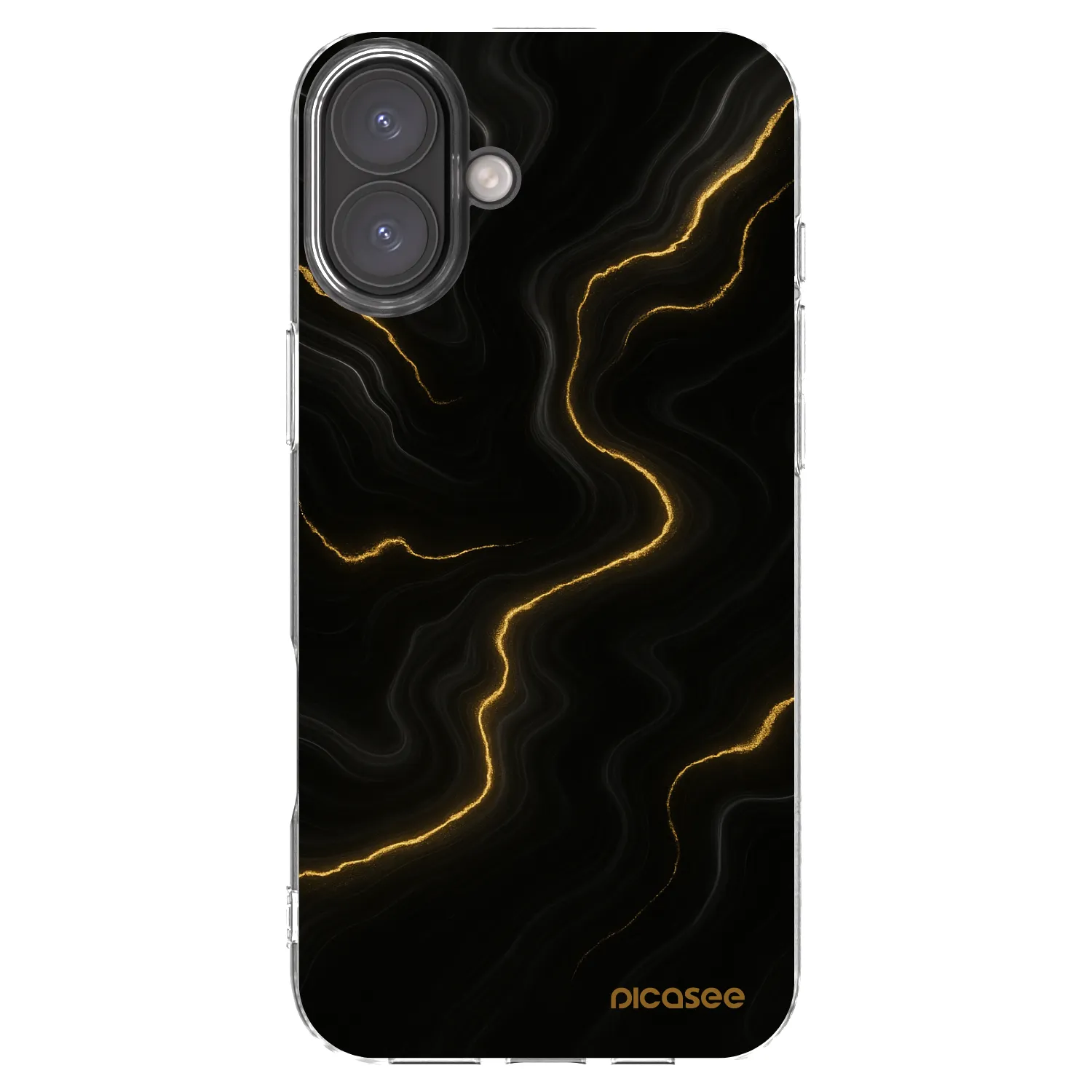 Picasee silikonska prozirna maskica za Apple iPhone 16 Plus - Thunder