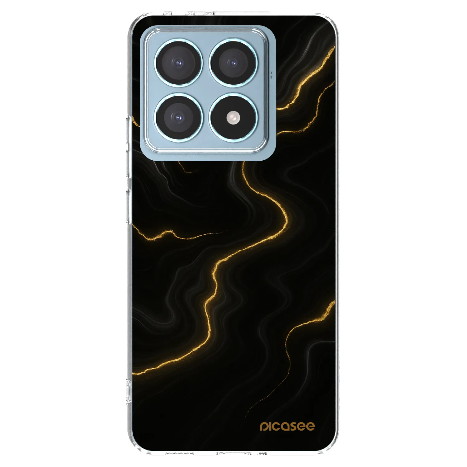 Picasee silikonska prozirna maskica za Xiaomi 14T Pro - Thunder