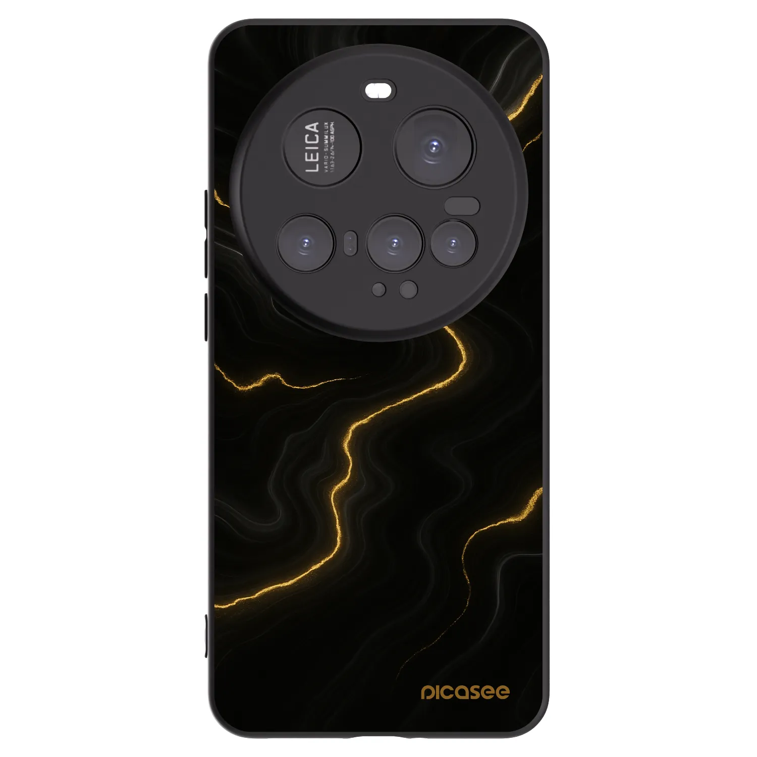 Picasee crna silikonska maskica za Xiaomi 15 Ultra - Thunder