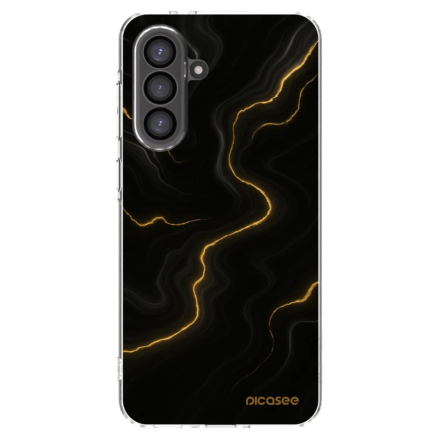 Picasee silikonska prozirna maskica za Samsung Galaxy A56 5G A566B - Thunder