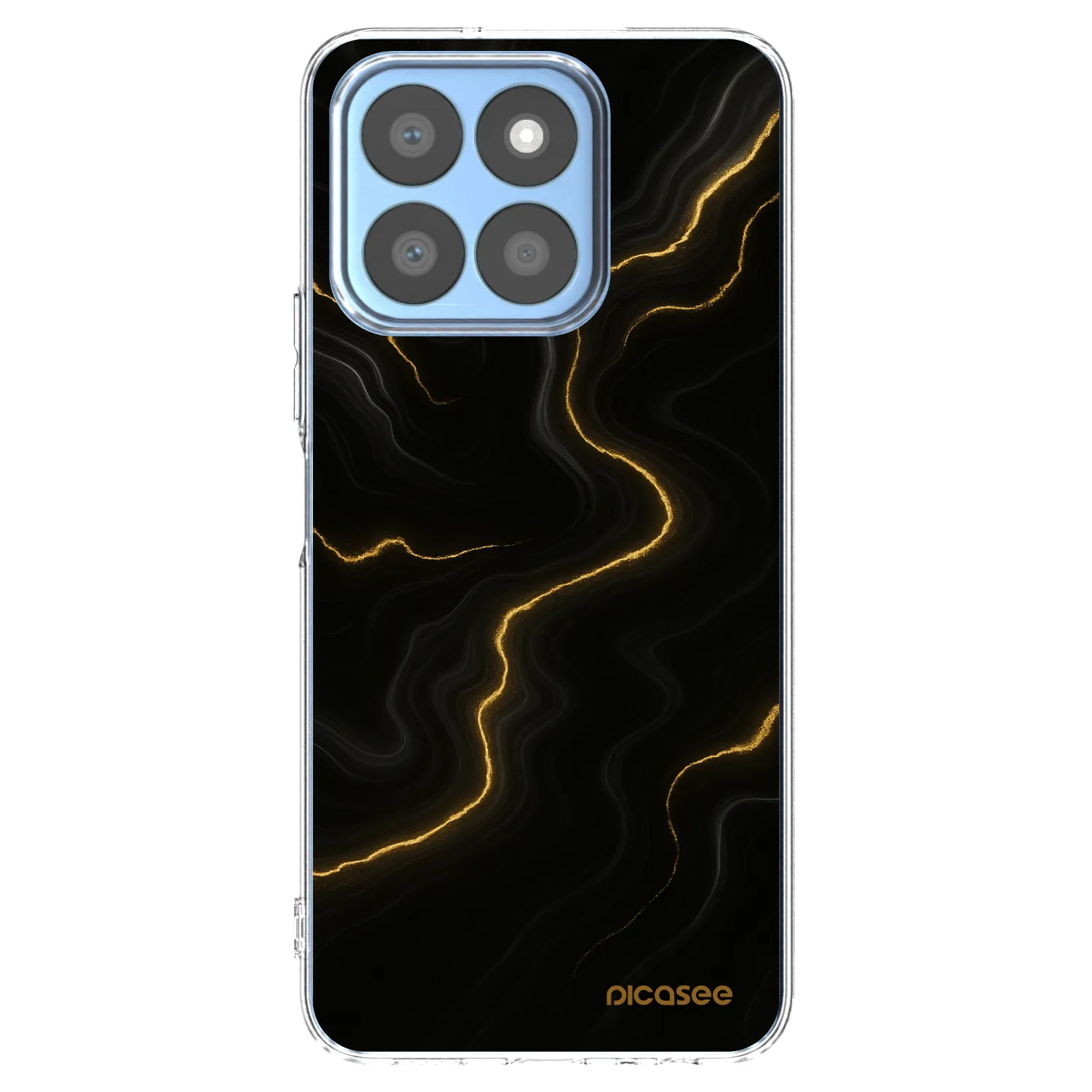 Picasee silikonska prozirna maskica za Honor X8c - Thunder