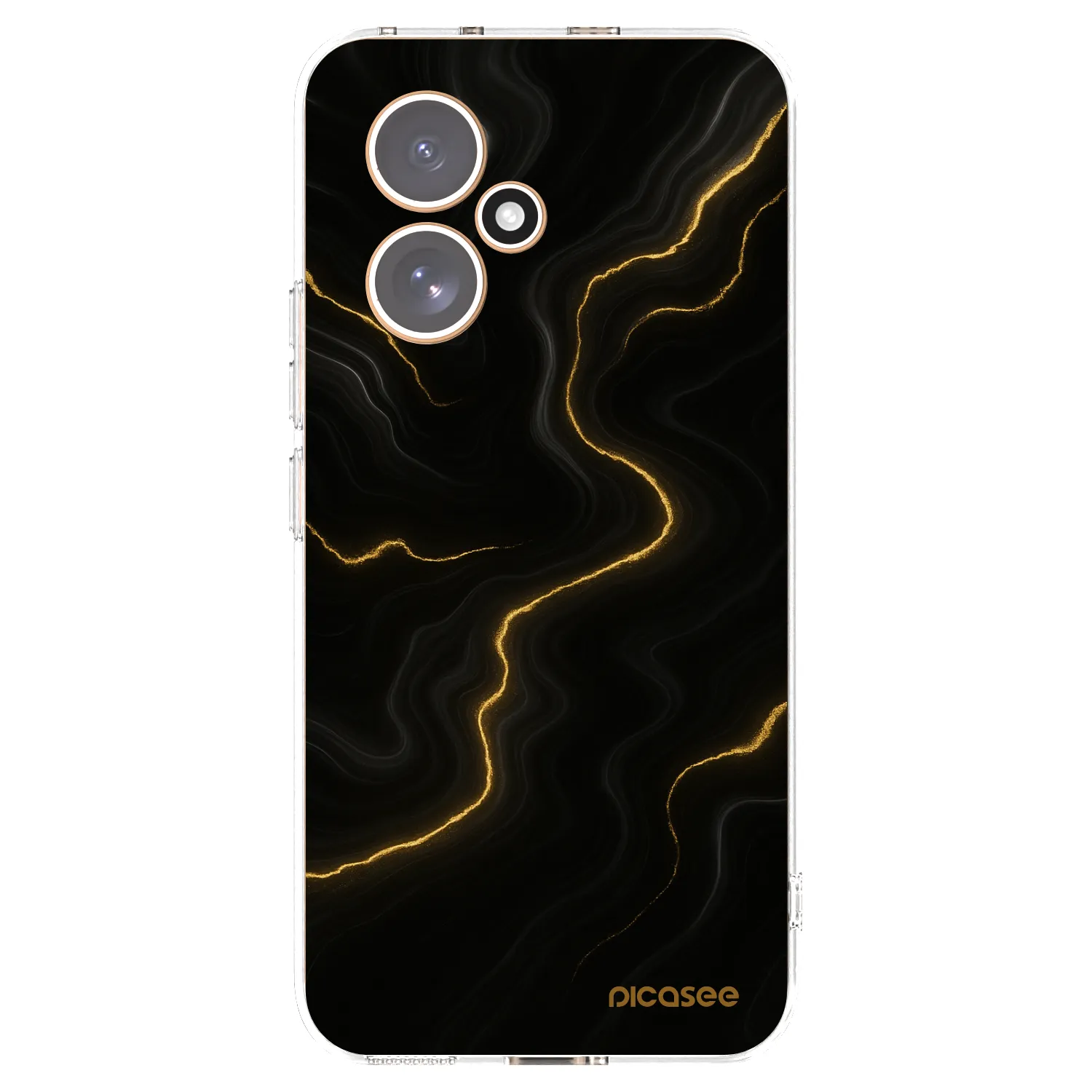 Picasee silikonska prozirna maskica za Honor 400 5G - Thunder