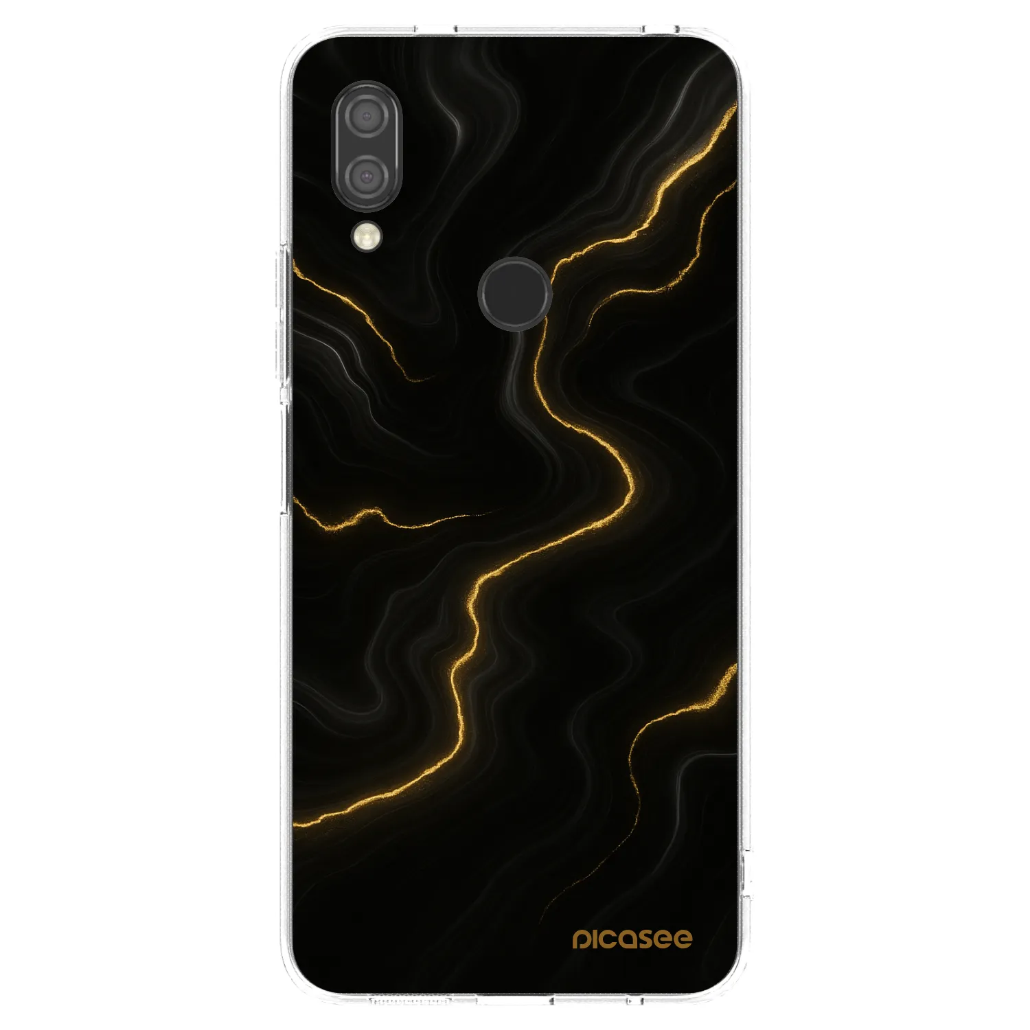 Picasee silikonska prozirna maskica za Xiaomi Redmi 7 - Thunder