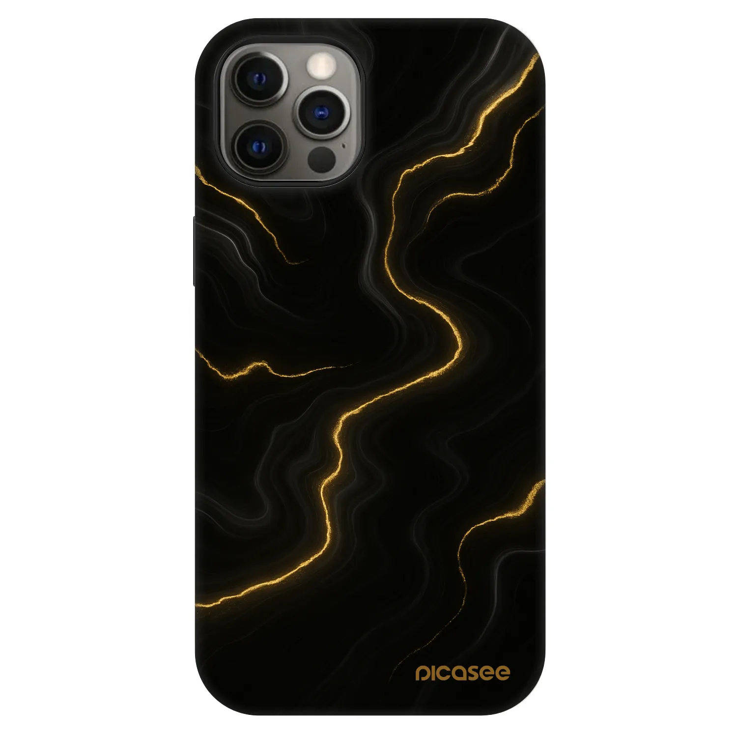 Picasee Fashion Case MagSafe za Apple iPhone 12 - Thunder