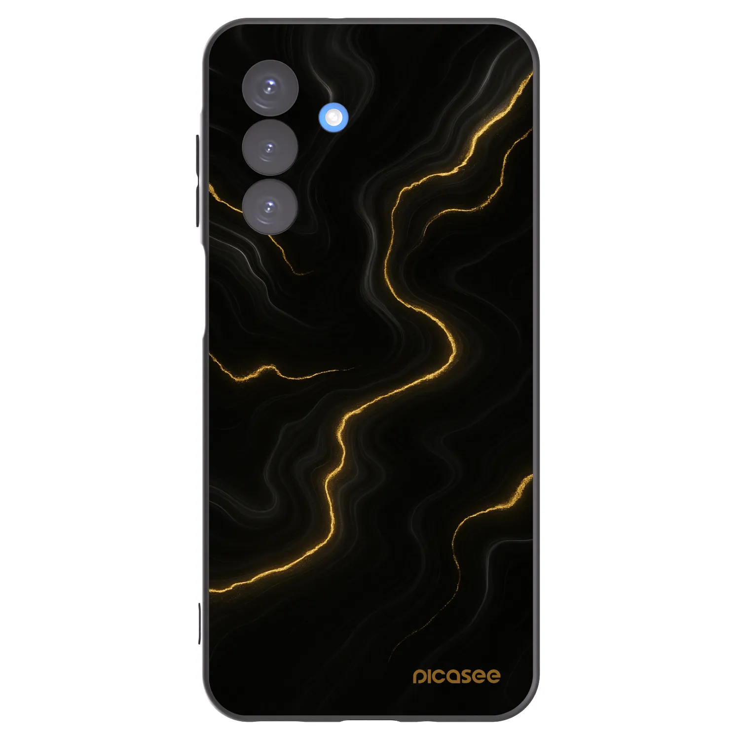 Picasee crna silikonska maskica za Samsung Galaxy A17 5G - Thunder