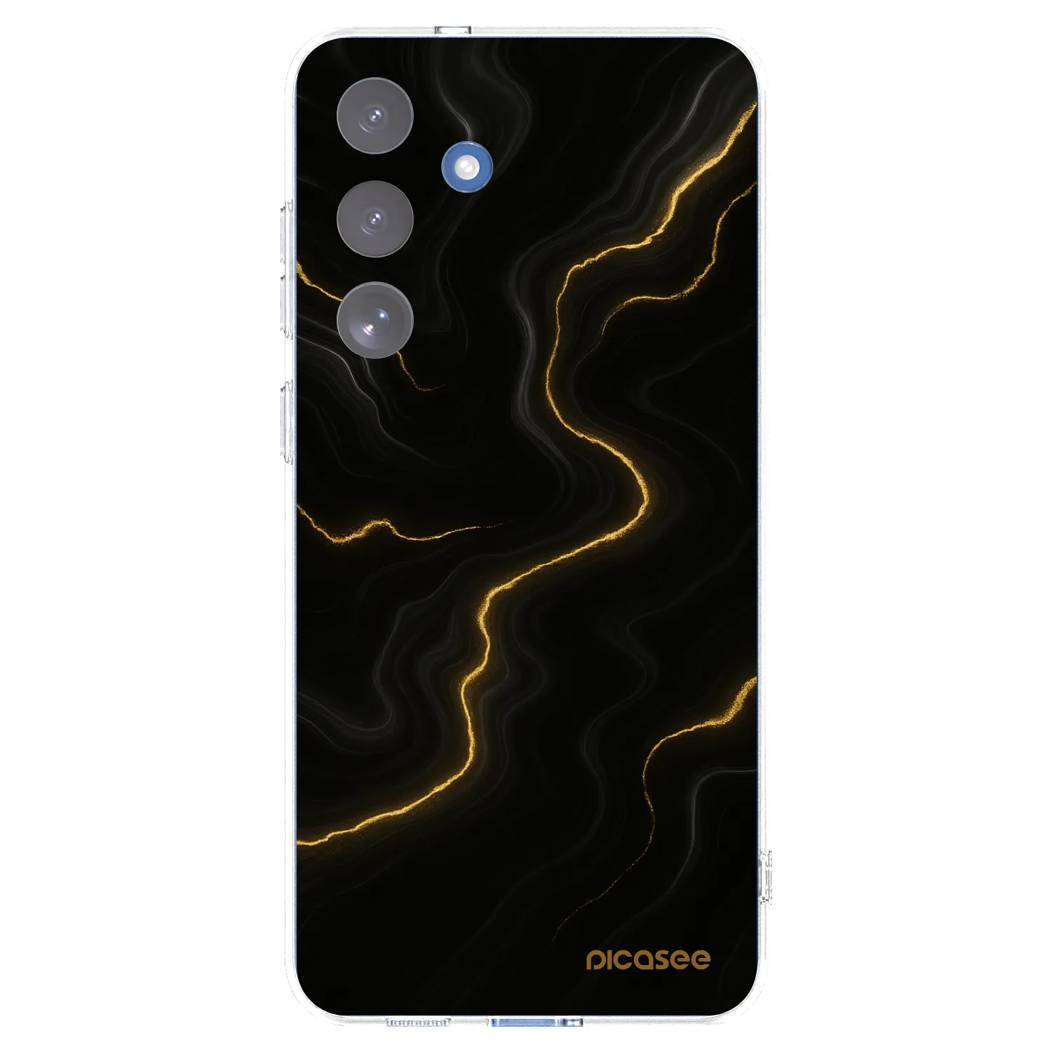 Picasee silikonska prozirna maskica za Samsung Galaxy S25 FE 5G - Thunder