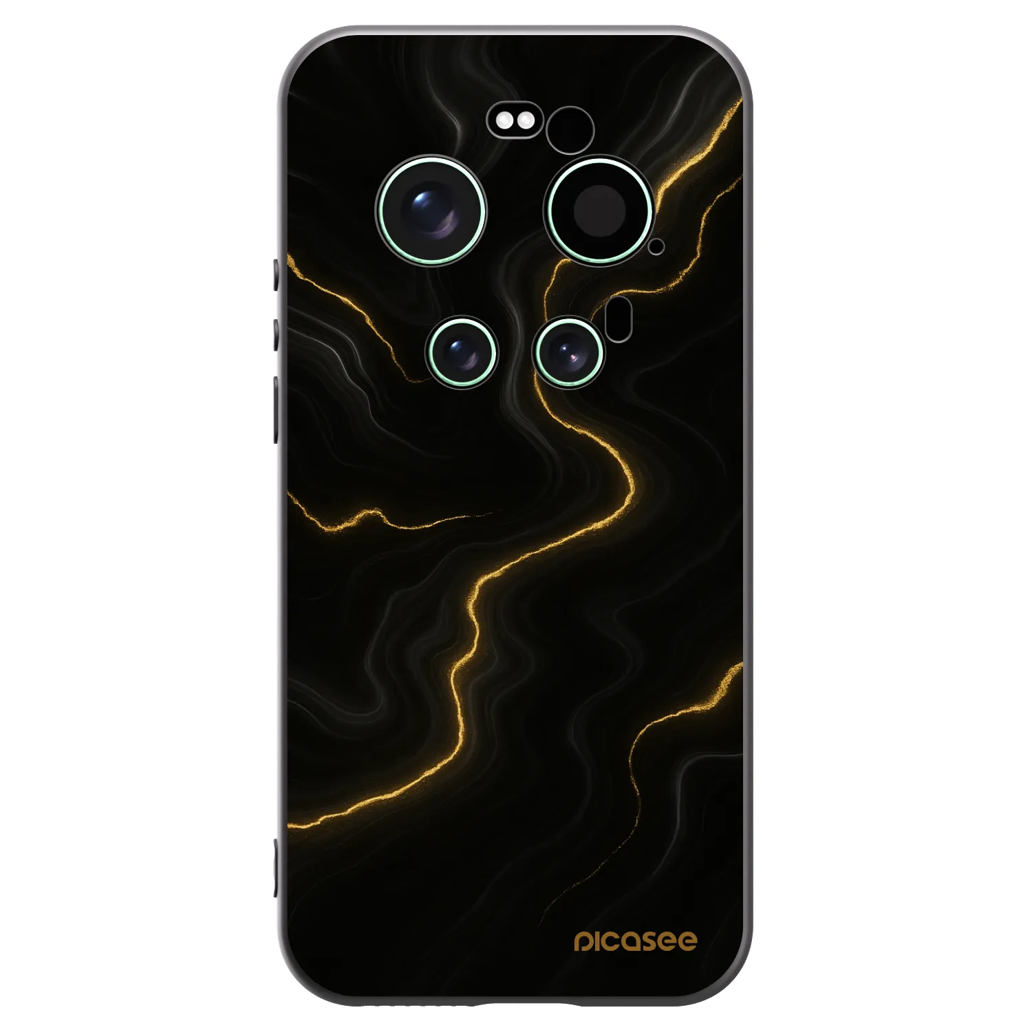 Picasee crna silikonska maskica za Xiaomi 17 Ultra - Thunder