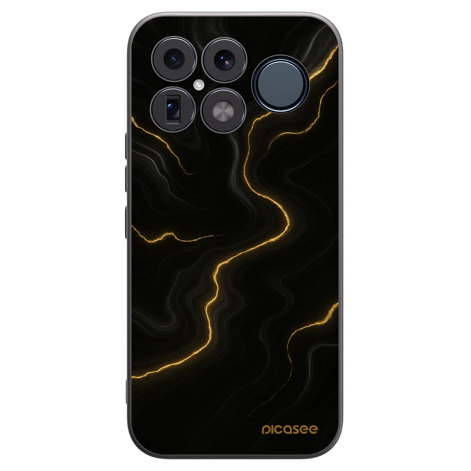 Picasee crna silikonska maskica za Xiaomi Poco F8 Ultra - Thunder
