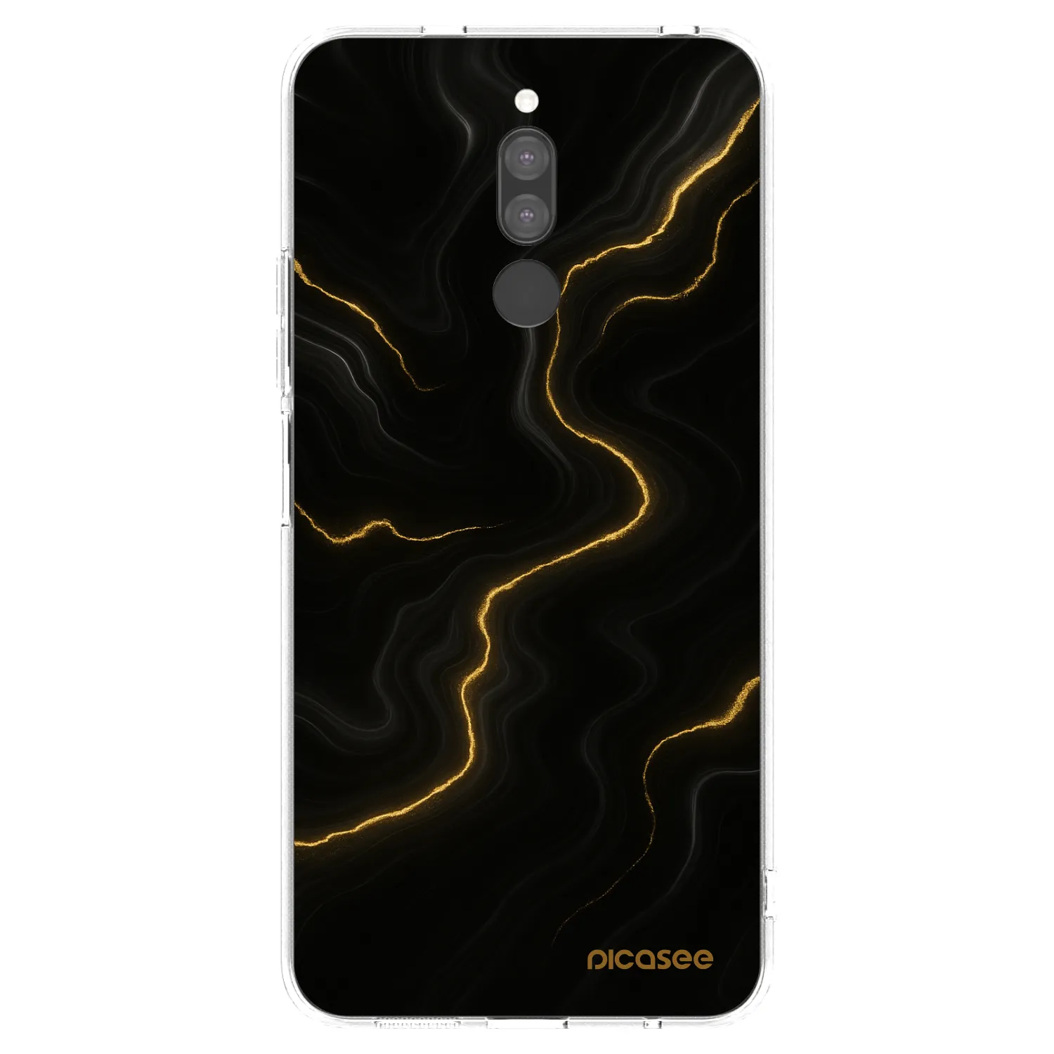 Picasee silikonska prozirna maskica za Xiaomi Redmi 8 - Thunder