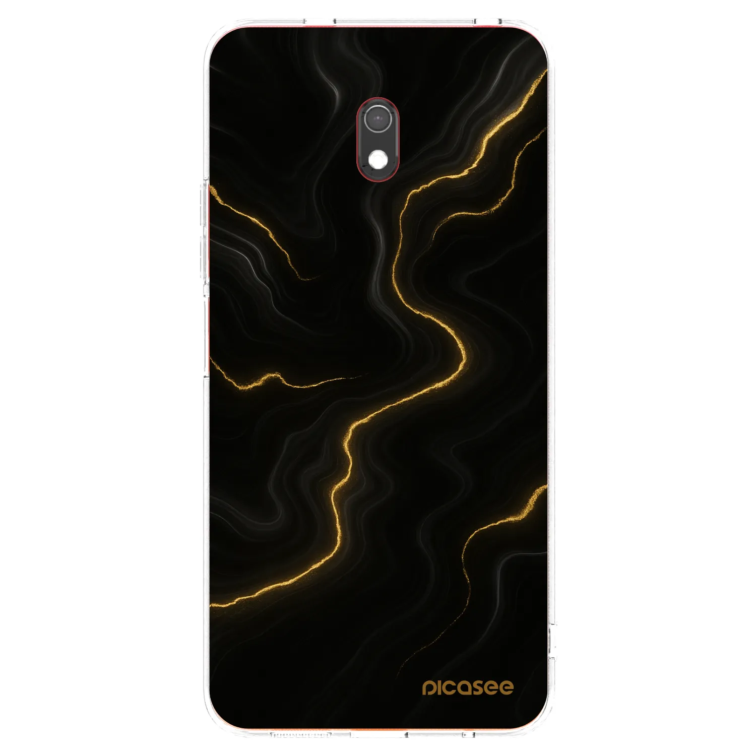 Picasee silikonska prozirna maskica za Xiaomi Redmi 8A - Thunder
