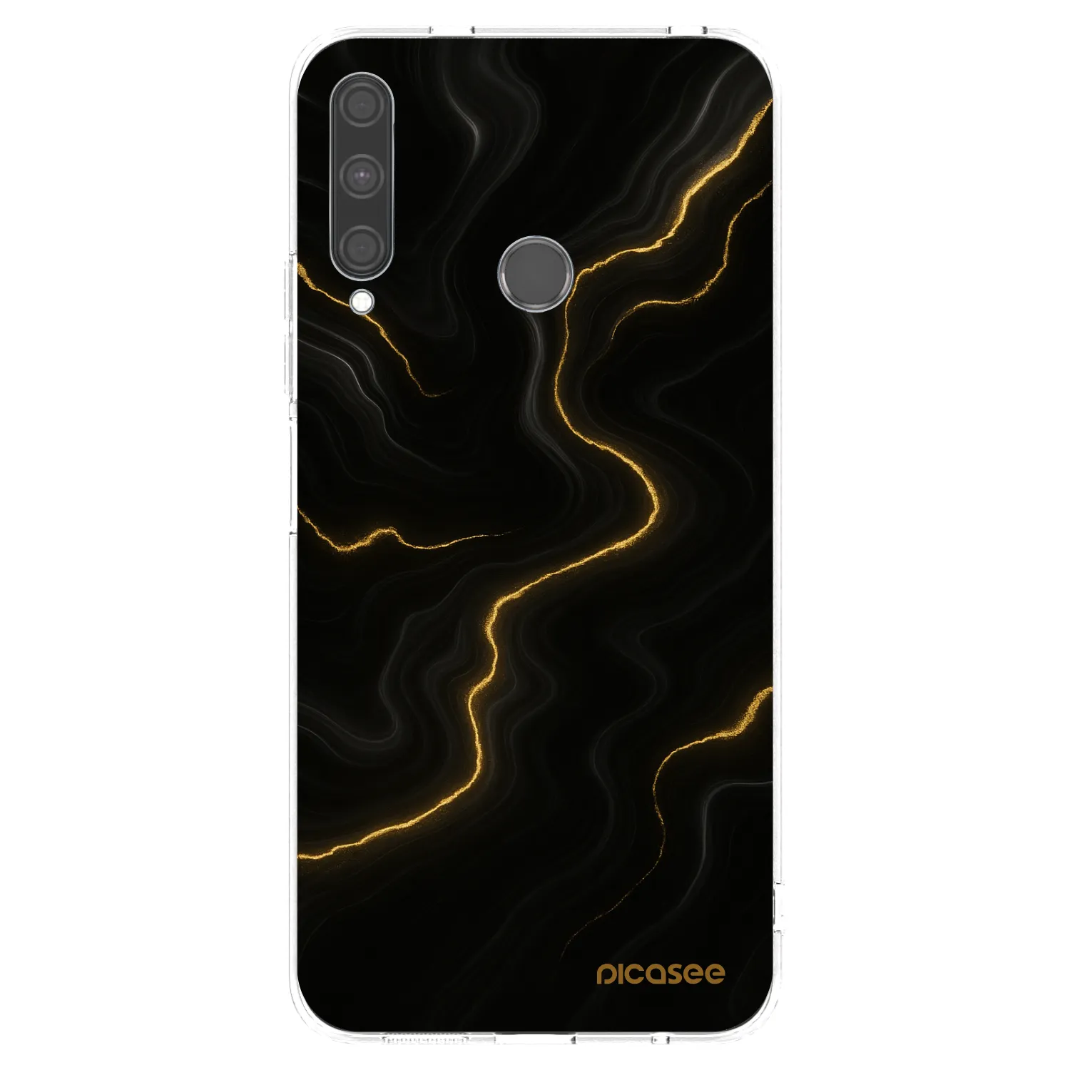 Picasee silikonska prozirna maskica za Huawei P40 Lite E - Thunder