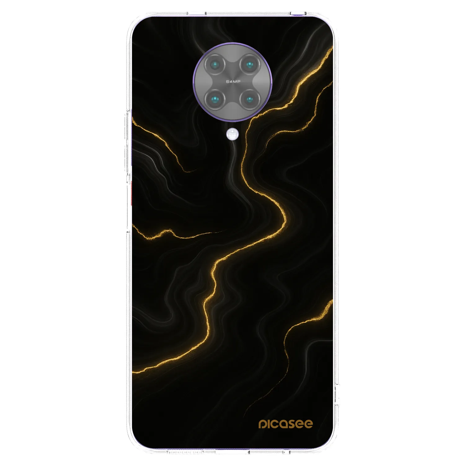 Picasee silikonska prozirna maskica za Xiaomi Poco F2 Pro - Thunder