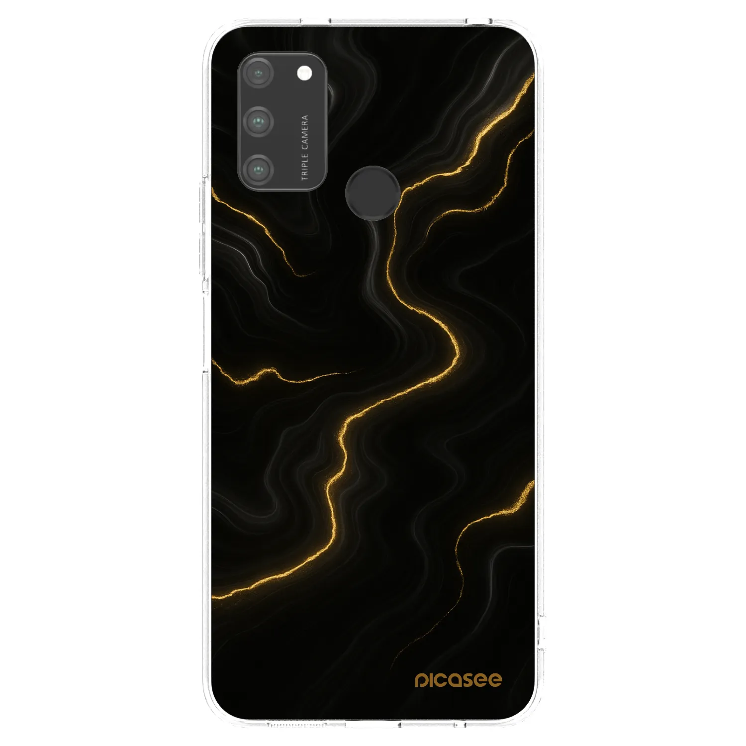 Picasee silikonska prozirna maskica za Honor 9A - Thunder