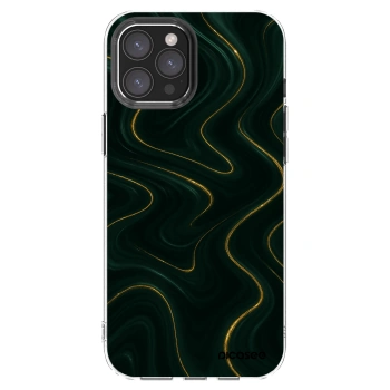 Picasee silikonska prozirna maskica za Apple iPhone 12 Pro Max - Vawes