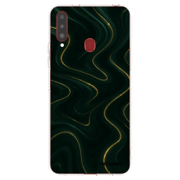 Picasee silikonska prozirna maskica za Samsung Galaxy A20s - Vawes