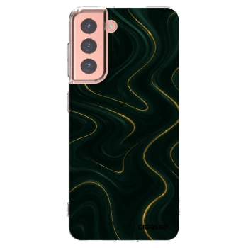 Picasee silikonska prozirna maskica za Samsung Galaxy S21 5G G991B - Vawes