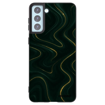 Picasee crna silikonska maskica za Samsung Galaxy S21+ 5G G996F - Vawes