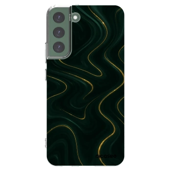 Picasee silikonska prozirna maskica za Samsung Galaxy S22+ 5G - Vawes