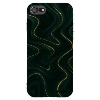 Picasee silikonska prozirna maskica za Apple iPhone SE 2022 - Vawes