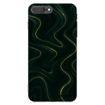 Picasee silikonska prozirna maskica za Apple iPhone 8 Plus - Vawes