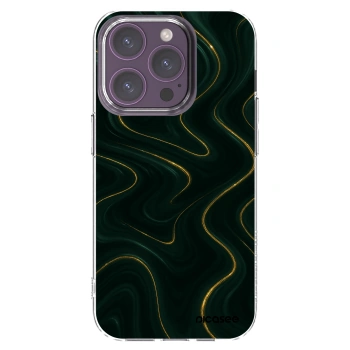 Picasee silikonska prozirna maskica za Apple iPhone 14 Pro - Vawes