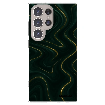 Picasee silikonska prozirna maskica za Samsung Galaxy S24 Ultra S928B 5G - Vawes