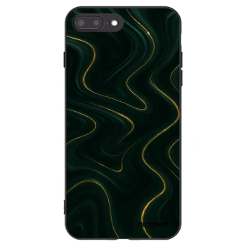 Picasee crna silikonska maskica za Apple iPhone 8 Plus - Vawes