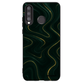 Picasee crna silikonska maskica za Huawei P30 Lite - Vawes