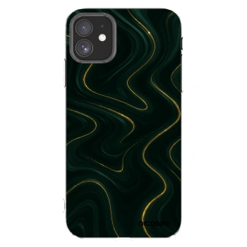 Picasee silikonska prozirna maskica za Apple iPhone 11 - Vawes