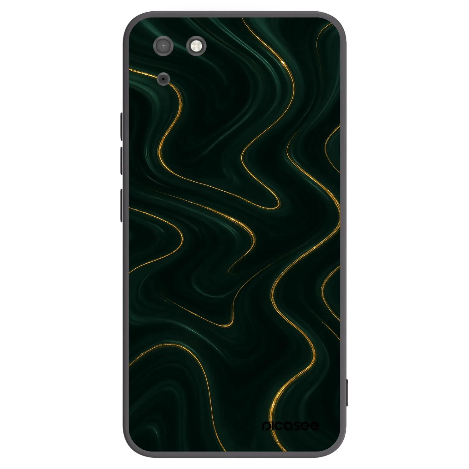 Picasee crna silikonska maskica za Huawei Y5P - Vawes