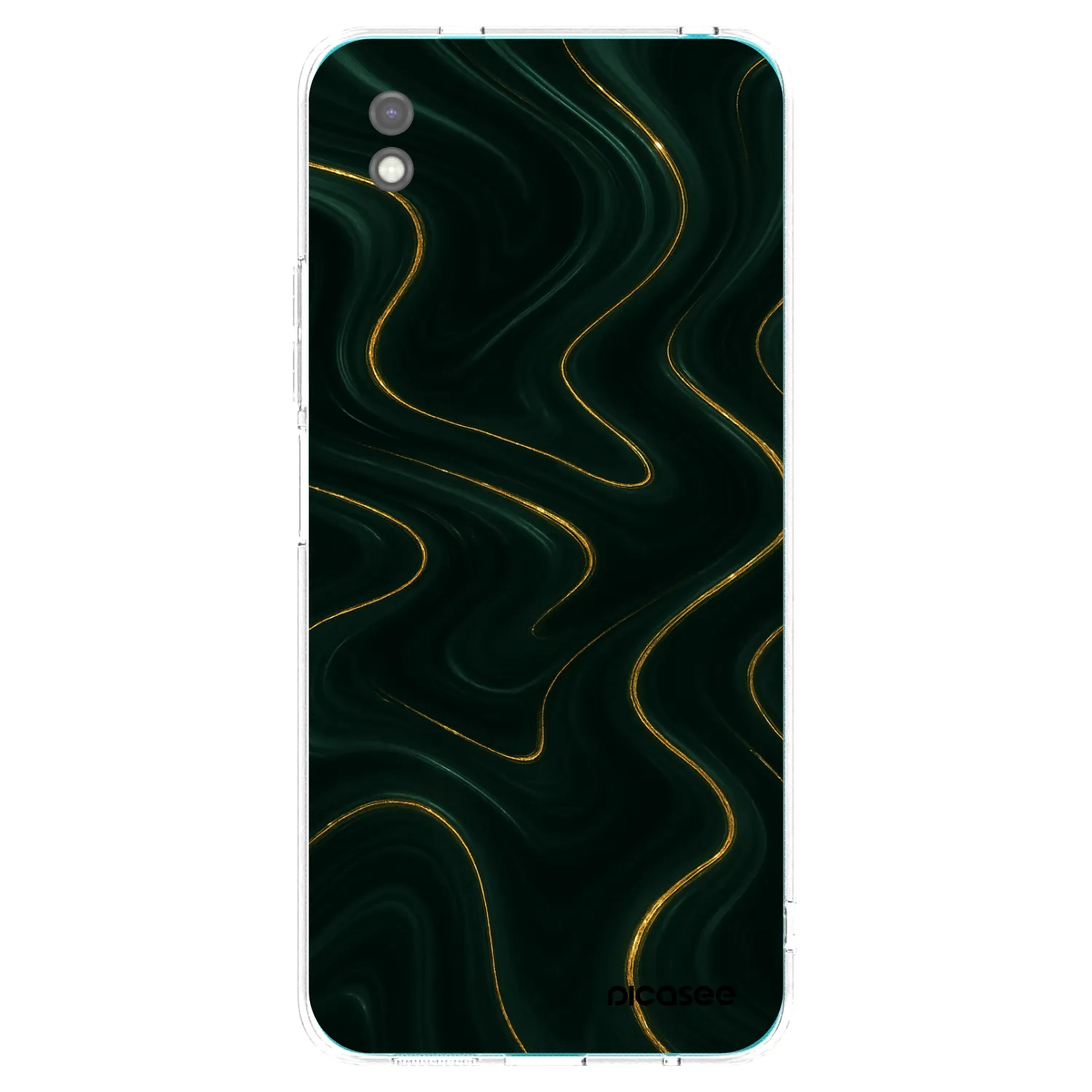 Picasee crna silikonska maskica za Xiaomi Redmi 9A - Vawes