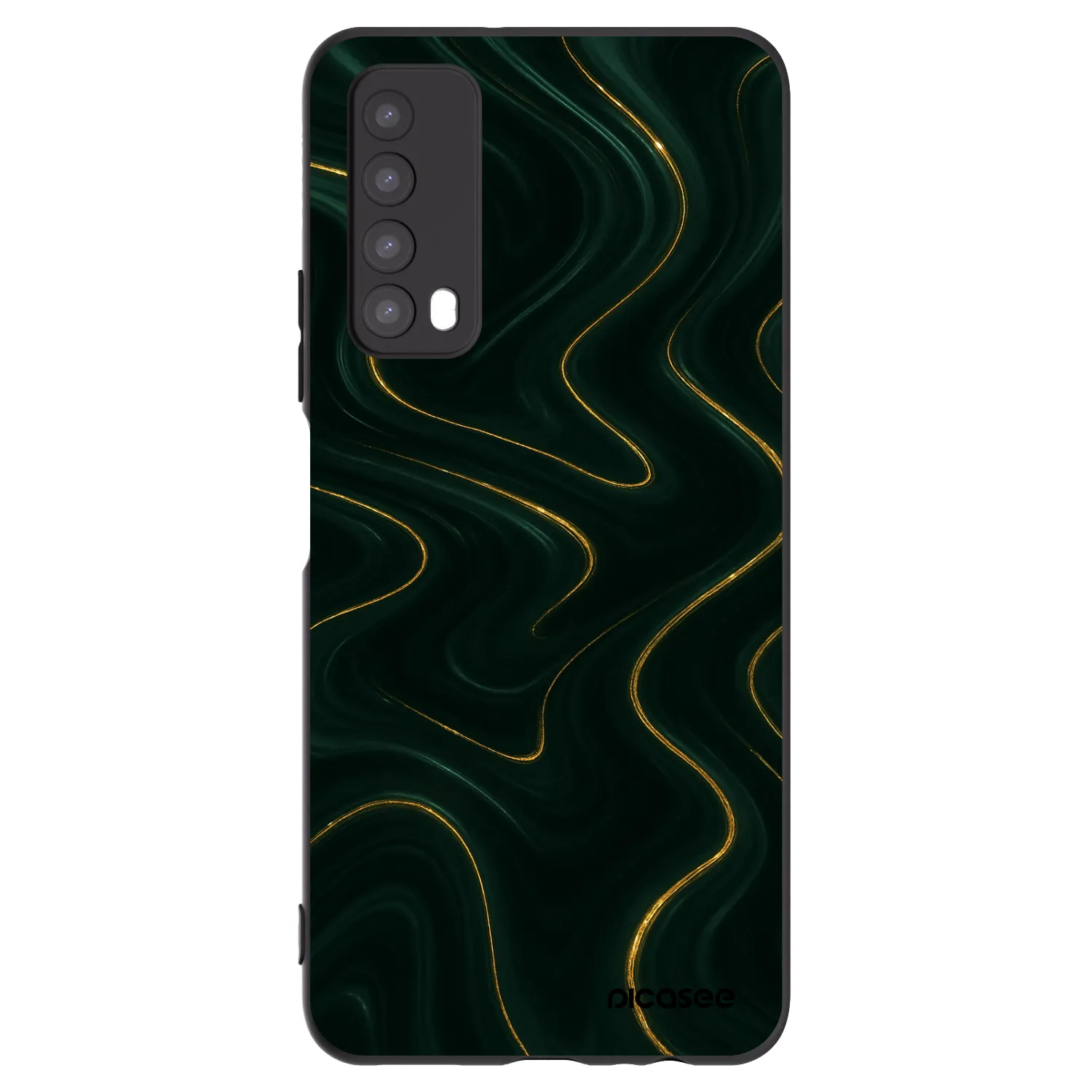 Picasee crna silikonska maskica za Huawei P Smart 2021 - Vawes