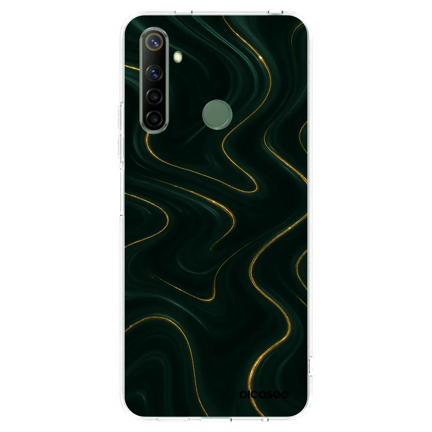 Picasee silikonska prozirna maskica za Realme 6i - Vawes