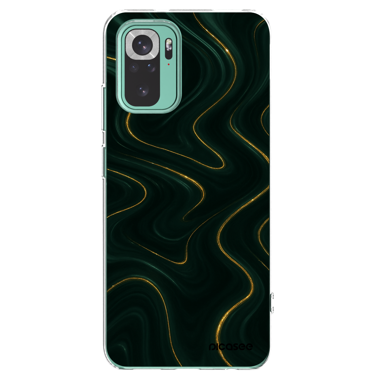 Picasee silikonska prozirna maskica za Xiaomi Redmi Note 10 Pro - Vawes