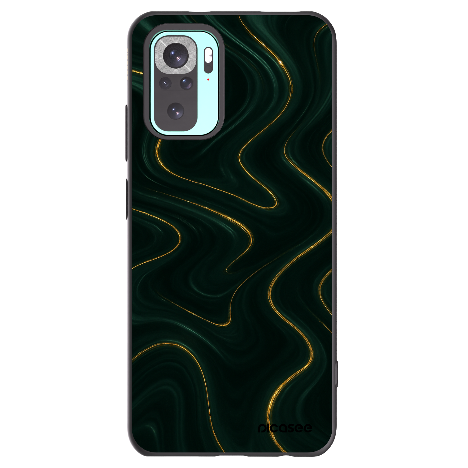 Picasee crna silikonska maskica za Xiaomi Redmi Note 10 Pro - Vawes
