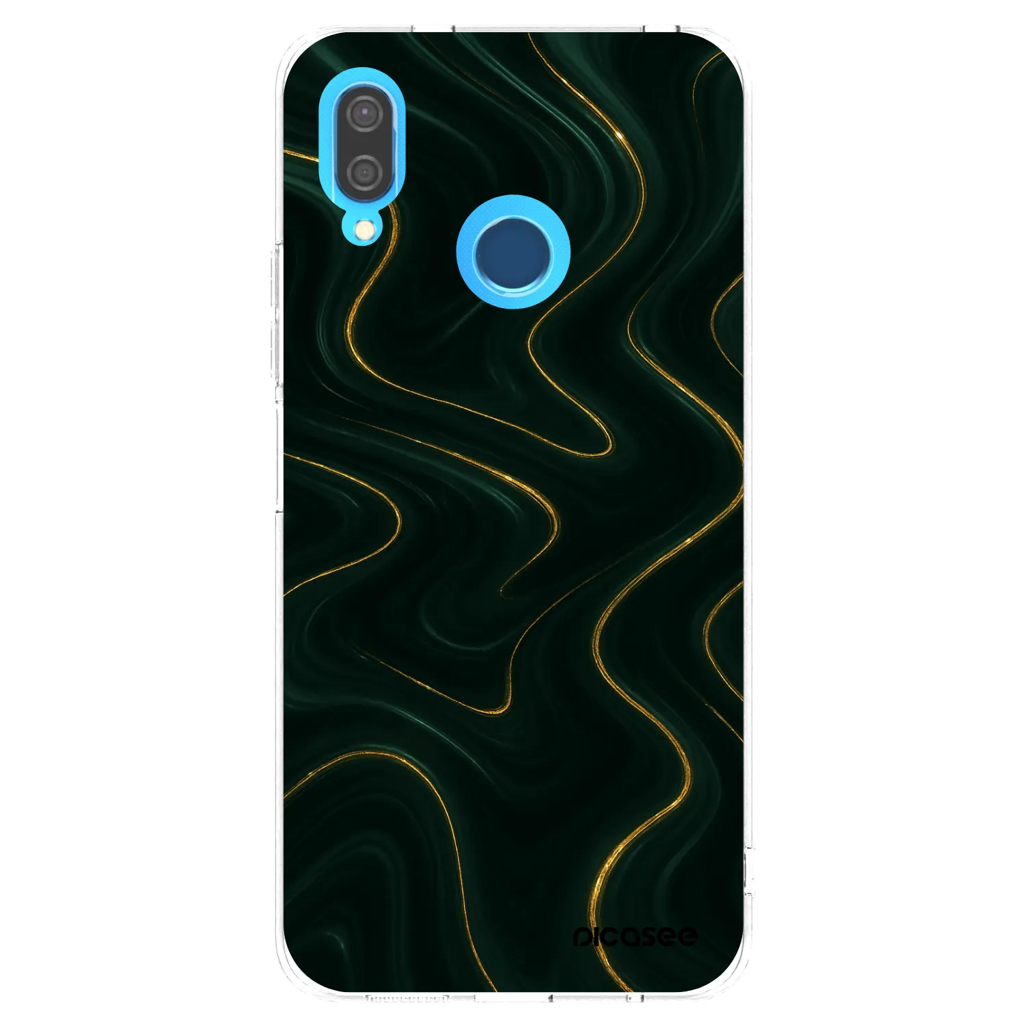 Picasee silikonska prozirna maskica za Huawei P20 Lite - Vawes