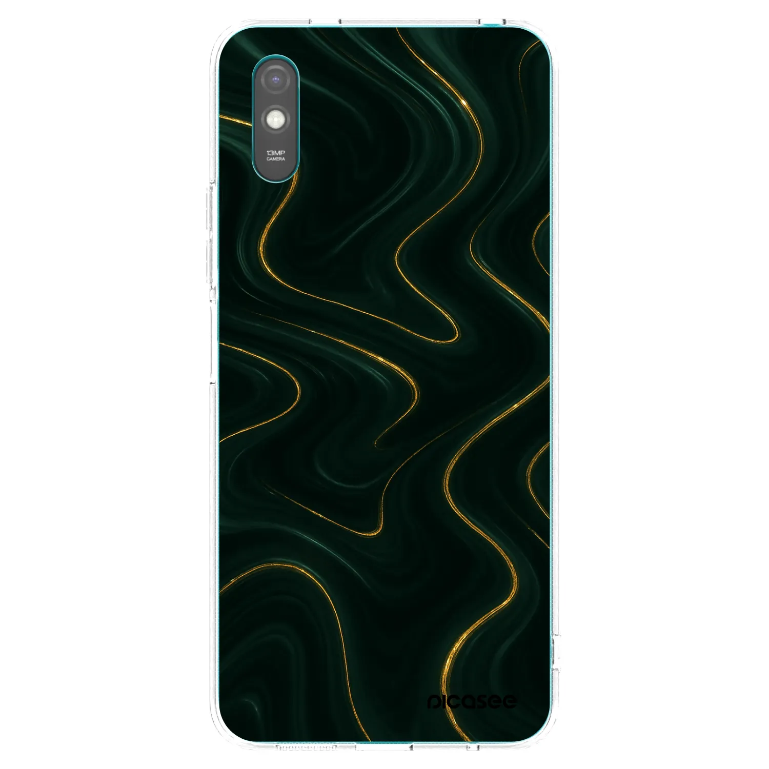 Picasee silikonska prozirna maskica za Xiaomi Redmi 9AT - Vawes