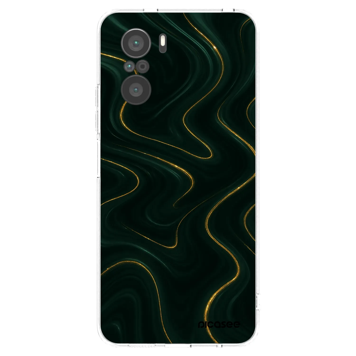 Picasee silikonska prozirna maskica za Xiaomi Poco F3 - Vawes
