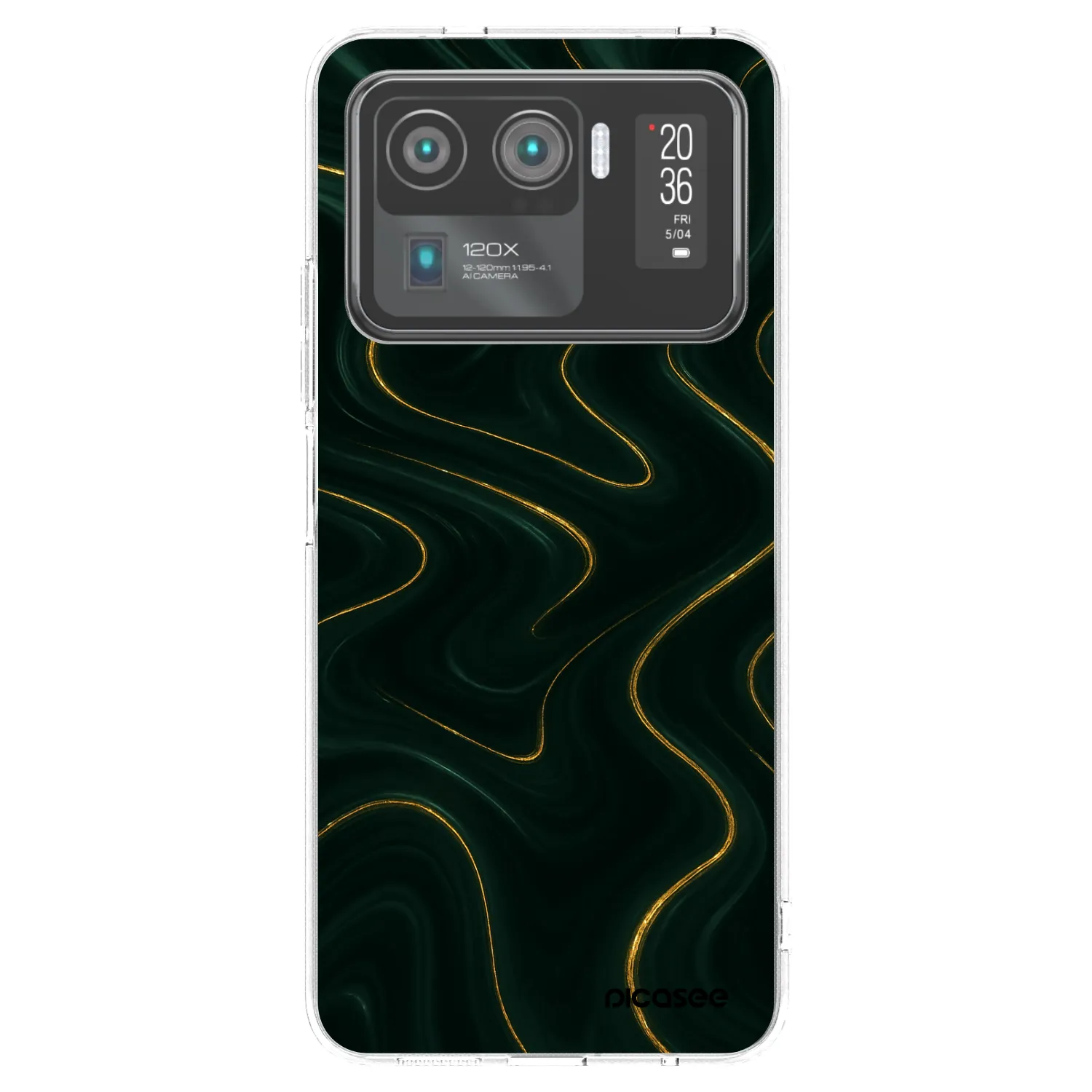 Picasee silikonska prozirna maskica za Xiaomi Mi 11 Ultra - Vawes