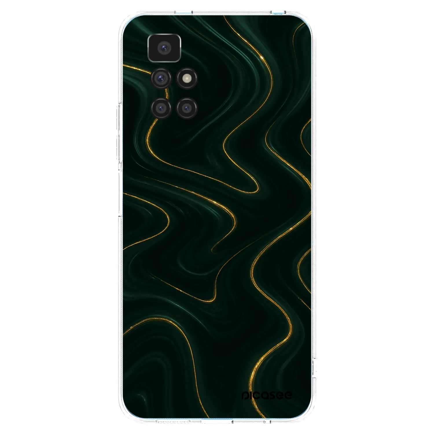 Picasee silikonska prozirna maskica za Xiaomi Redmi 10 - Vawes