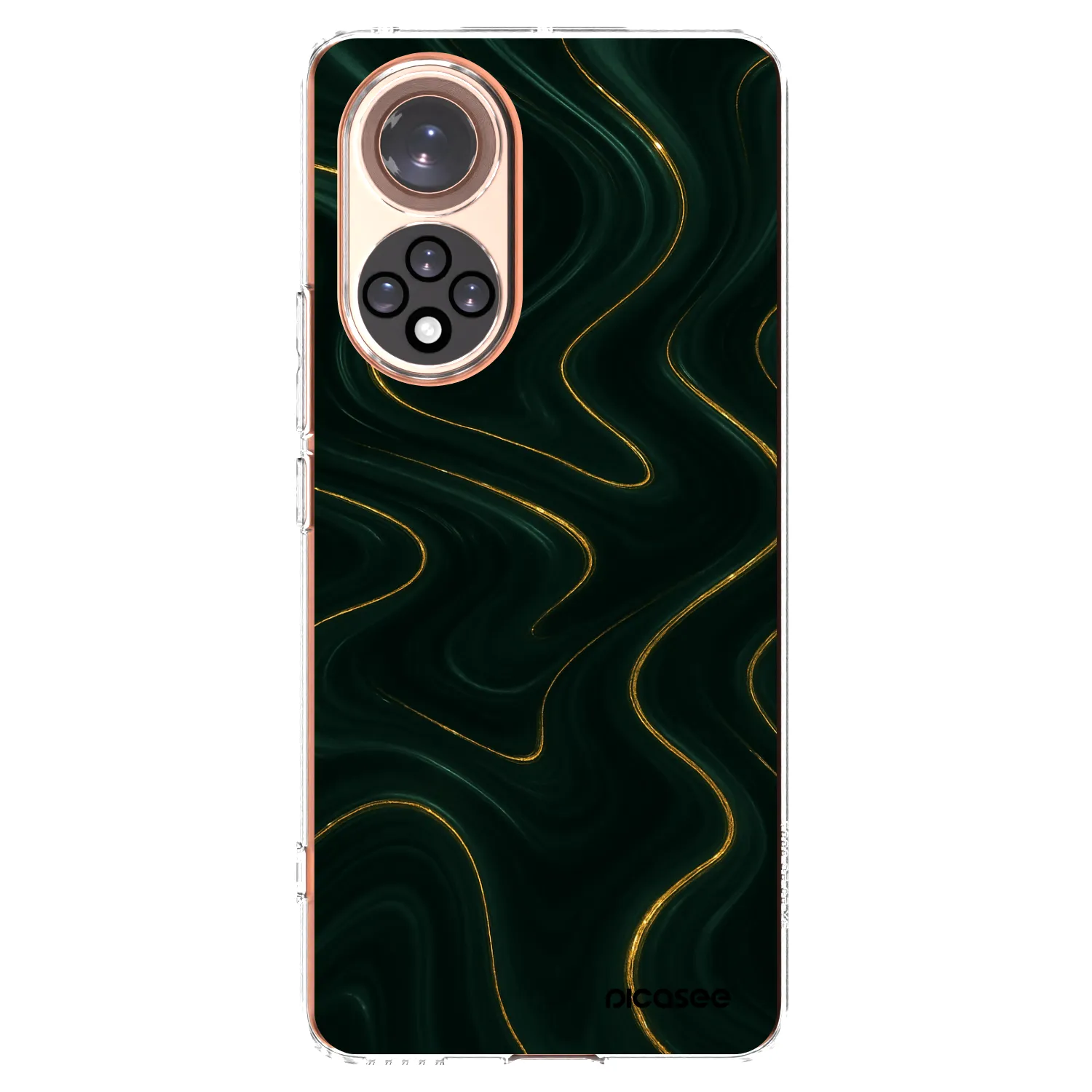 Picasee silikonska prozirna maskica za Honor 50 5G - Vawes