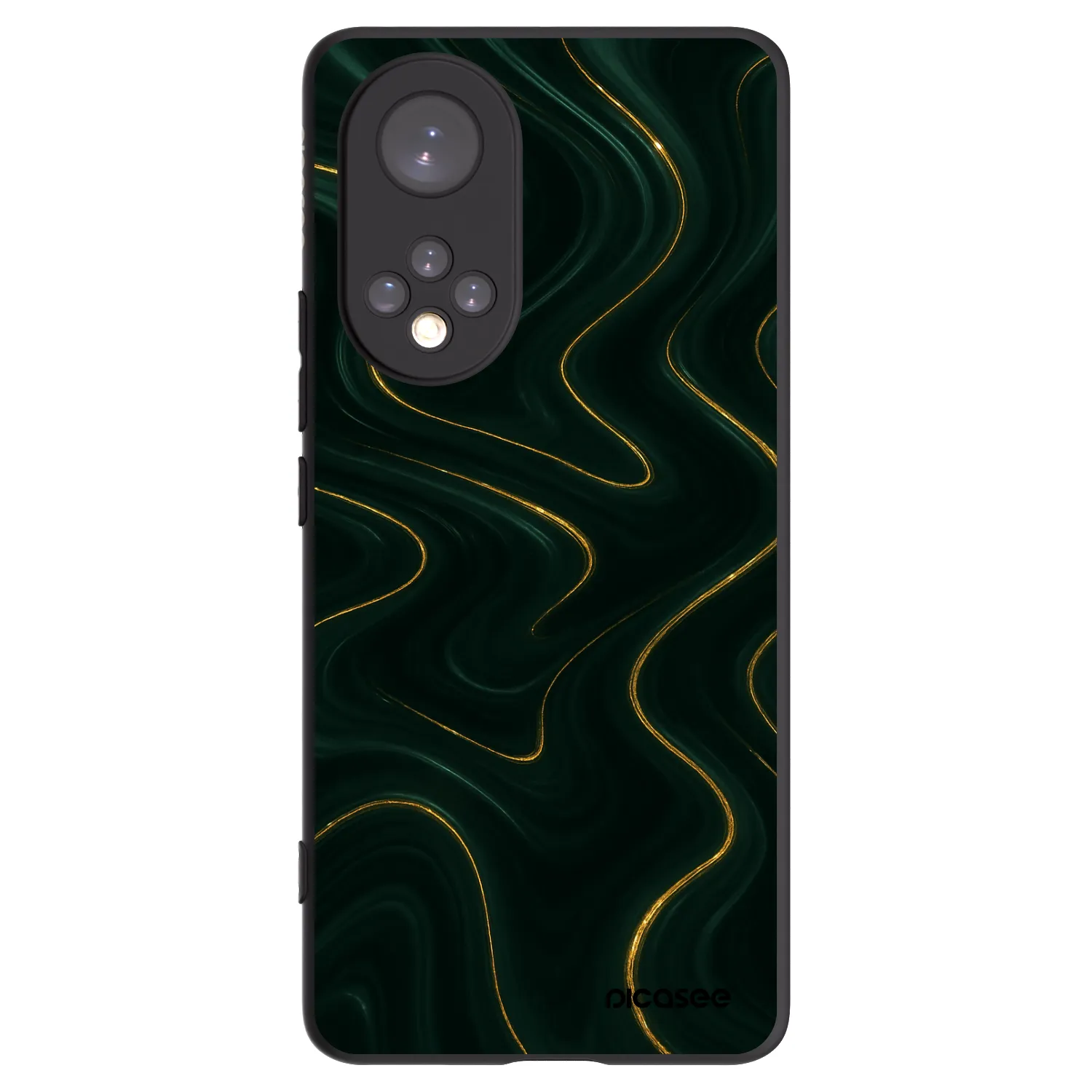 Picasee crna silikonska maskica za Huawei Nova 9 - Vawes