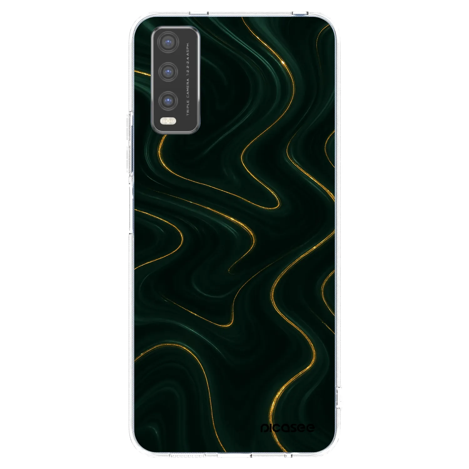 Picasee silikonska prozirna maskica za Vivo Y20s - Vawes